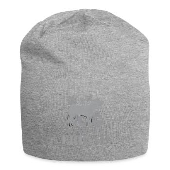 Chien mon meilleur ami - Bonnet en jersey - gris chiné - Devant