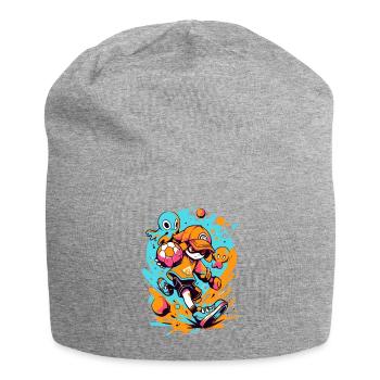 Jeux - StreetArt: Cool Cartoon Soccer Player - Bonnet en jersey - gris chiné - Devant