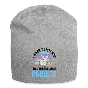 Lapin lapin lapin lapin - Bonnet en jersey - gris chiné - Devant