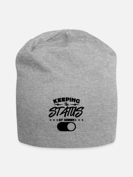 Keeping The Status At Team Leader Project Manager - Jersey-Beanie - Grau meliert