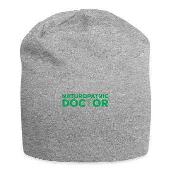 Naturopathe Docteur Outfit Naturopathie - Bonnet en jersey - gris chiné - Devant