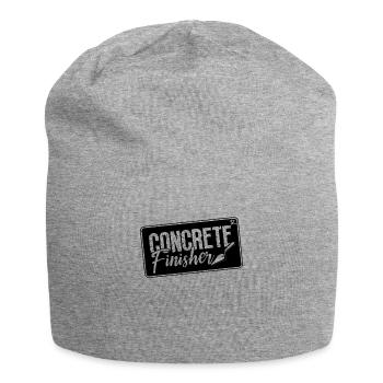 Concrete Finisher Mason Masonry Concrete Finishers - Jersey Beanie - heather grey - Front