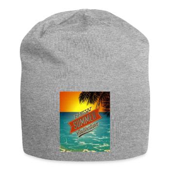Citations estivales cool - Bonnet en jersey - gris chiné - Devant
