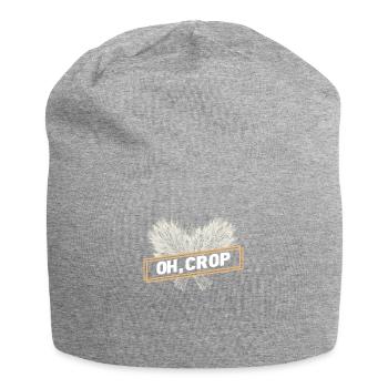 Agriculteur Céréaliculteur Ferme Pays des oeufs - Bonnet en jersey - gris chiné - Devant
