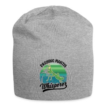 Gottesanbeterin Flüsterer Mantis Fangschrecke - Jersey-Beanie - Grau meliert - Vorne