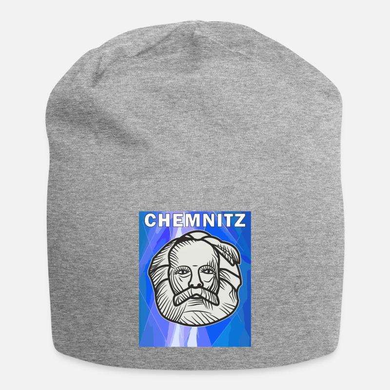CHEMNITZ - Jersey-Beanie - Grau meliert