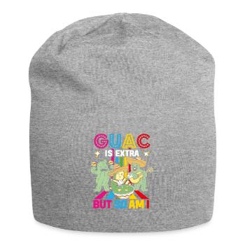 Avocado Guacamole Mexican Mexico Latino - Jersey Beanie - heather grey - Front