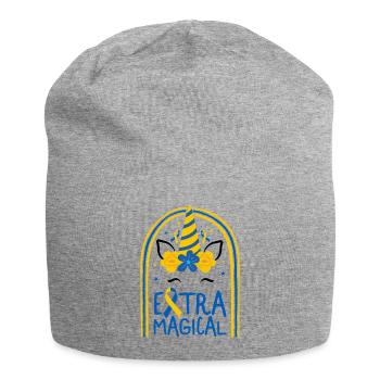 World Down Syndrome Day Shirt, Extra Magical - Jersey-Beanie - Grau meliert - Vorne