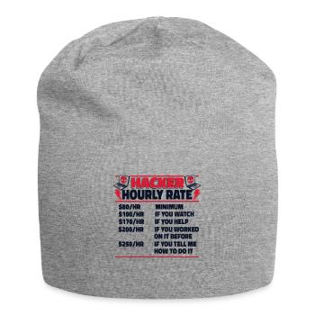 Hacker Horaire Sniffer Social Engineering - Bonnet en jersey - gris chiné - Devant