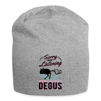 Degu Cadeau Arbuste Rat Forest Degu - Bonnet en jersey - gris chiné - Devant
