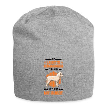 Lagotto Romagnolo Family Water Dog - Jersey Beanie - heather grey - Front