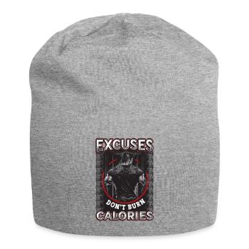 Ausreden, Verbrennen, Keine Kalorien, Personal - Jersey-Beanie - Grau meliert - Vorne