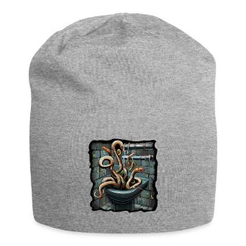 SERPENTS QUI MONTENT À TRAVERS LES TUYAUX D’ÉGOUT - Bonnet en jersey - gris chiné - Devant