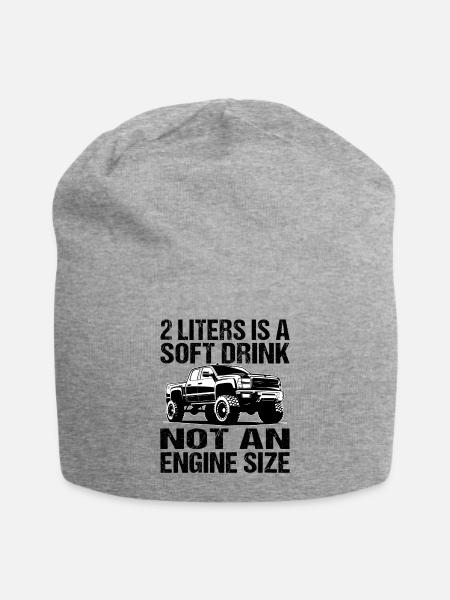 Pick Up Truck - Trucker - Pick Up Fahrer - Jersey-Beanie - Grau meliert