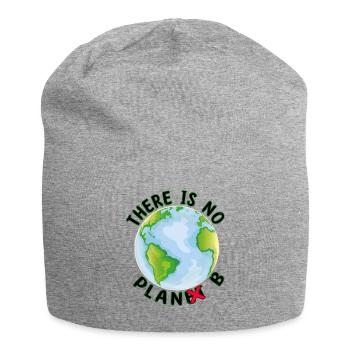 There is no Plan B Earth - Umweltschützer - Jersey-Beanie - Grau meliert - Vorne