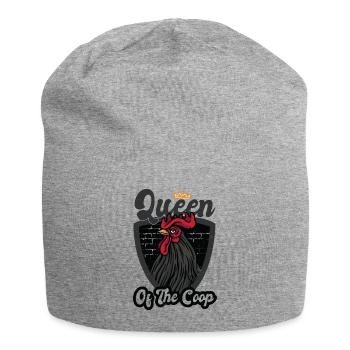 Queen Chicken Coop - Jersey Beanie - heather grey - Front