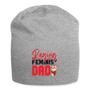 Feminist Raging Feminist Dad - Jersey-Beanie - Grau meliert - Vorne