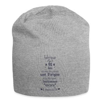 Fabriqué il y a 90 ans - Bonnet en jersey - gris chiné - Devant
