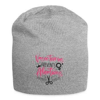 Feminist Vasectomies Prevents - Jersey Beanie - heather grey - Front