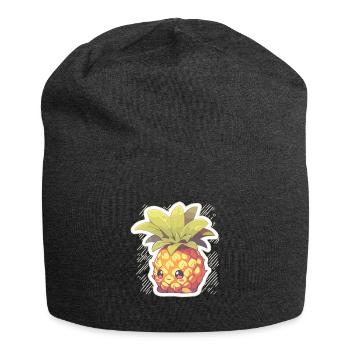 Ananas Plante Ananas Fruit Fruit - Bonnet en jersey - charbon - Devant