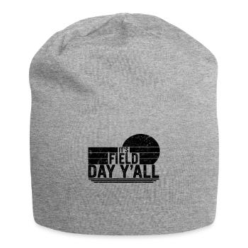 Shirt für den letzten Schultag, es ist Feldtag, ihr alle - Jersey-Beanie - Grau meliert - Vorne