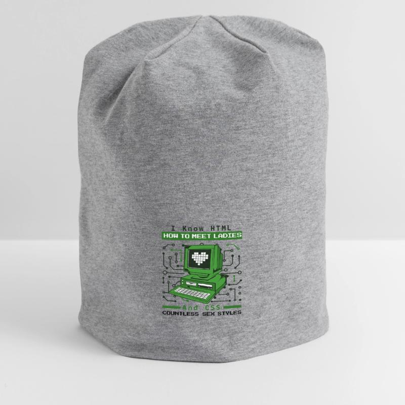 I Know HTML How To Meet Ladies Developer Coder Jersey-Beanie