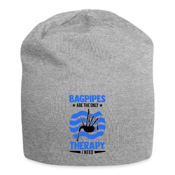 Cornemuse Thérapie Cornemuse - Bonnet en jersey - gris chiné - Devant