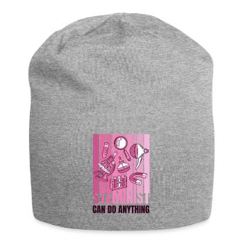 Steminist peut tout faire Scientifique STEM Steminist - Bonnet en jersey - gris chiné - Devant