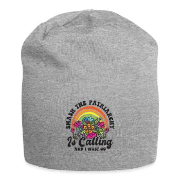 Feminist Feminism Women Equality Rights - Jersey Beanie - heather grey - Front