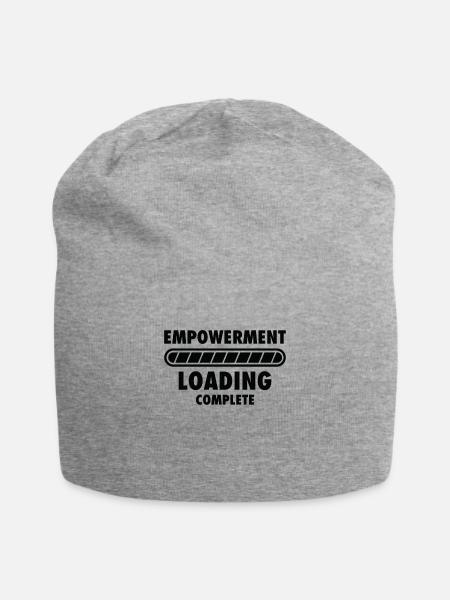 Feminismus Feminismus Frauen Gleichberechtigung - Jersey-Beanie - Grau meliert