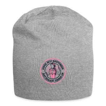 Super Sexy Barman Secouant les choses Barman - Bonnet en jersey - gris chiné - Devant