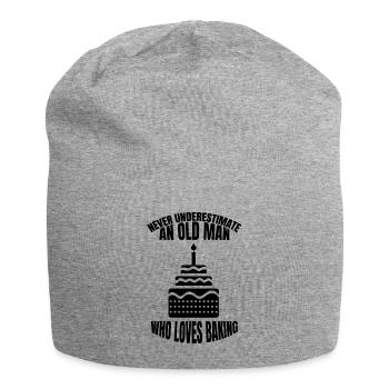 Baker, baker, baker, confectionery, confectioner, - Jersey Beanie - heather grey - Front