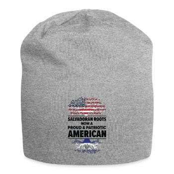 Salvadorian American Patriot États-Unis - Bonnet en jersey - gris chiné - Devant