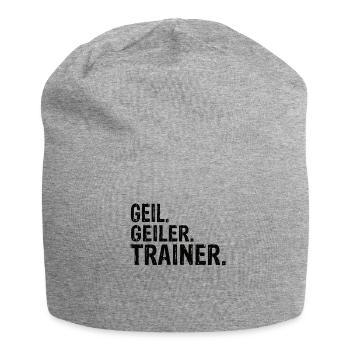 Trainer Bester Trainer Trainer Geburtstag Trainer - Jersey-Beanie - Grau meliert - Vorne