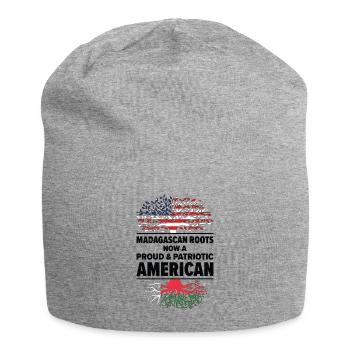 Madagaskar Amerikanischer Patriot USA Gewachsen - Jersey-Beanie - Grau meliert - Vorne