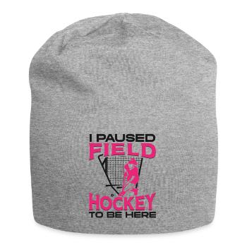 Field Hockey I Paused Field Hockey - Jersey-Beanie - Grau meliert - Vorne
