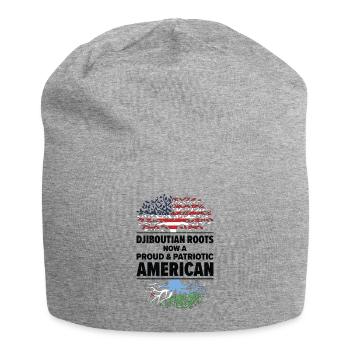 Dschibutische amerikanische Patriotin USA - Jersey-Beanie - Grau meliert - Vorne
