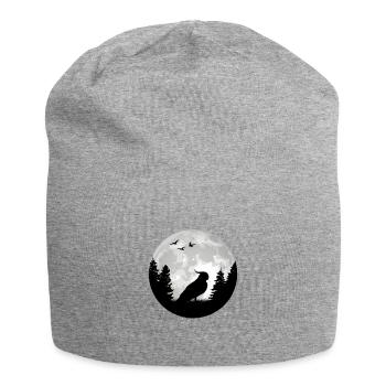 Perruche Budgie Moon Welli - Bonnet en jersey - gris chiné - Devant