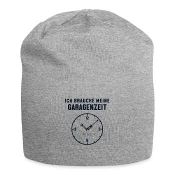 Meine Garagenzeit Mechatroniker Autoschrauber Kfz - Jersey-Beanie - Grau meliert - Vorne
