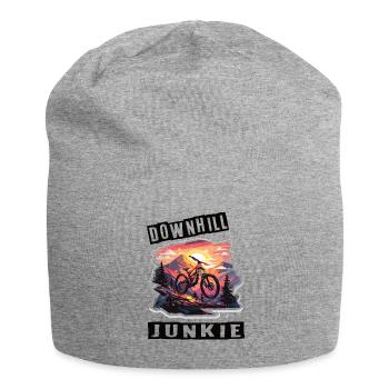Downhill Mountain Biker Downhill Junkie - Bonnet en jersey - gris chiné - Devant