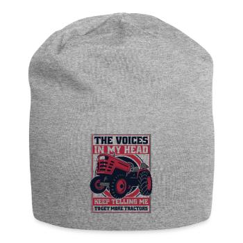 Voices In Head Telling Me Get More Tractors Bauer - Jersey Beanie - heather grey - Front