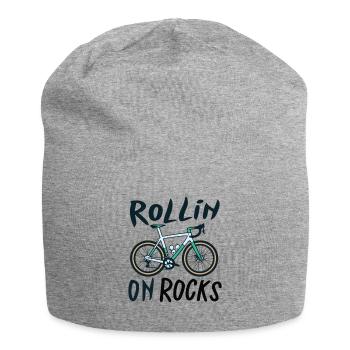 Gravel Bike Gravel Bikes Gravel Rollin On Rocks - Jersey Beanie - heather grey - Front