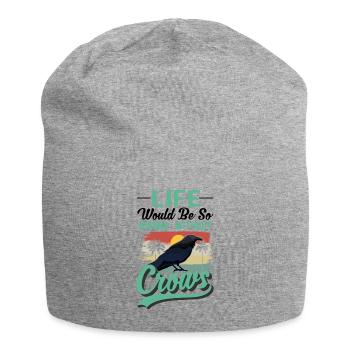 Corbeau, Corbeau, Corbeau, Élevage de Corbeau, Éleveur de Corbeau - Bonnet en jersey - gris chiné - Devant