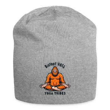 Yoga Bigfoot: Find Your Inner Peace - Jersey-Beanie - Grau meliert - Vorne