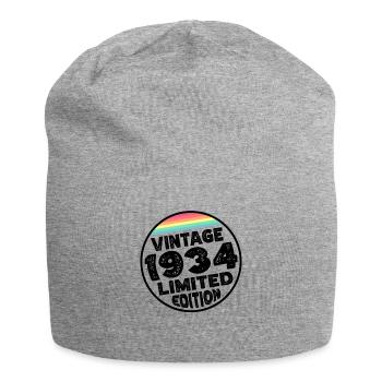 Cadeau d’anniversaire en édition limitée depuis 1934 - Bonnet en jersey - gris chiné - Devant