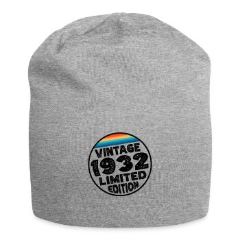 Édition limitée depuis 1932 Cadeau d’anniversaire - Bonnet en jersey - gris chiné - Devant