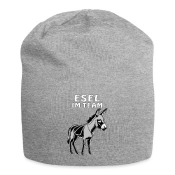 ESEL IM TEAM - Jersey-Beanie - Grau meliert - Vorne