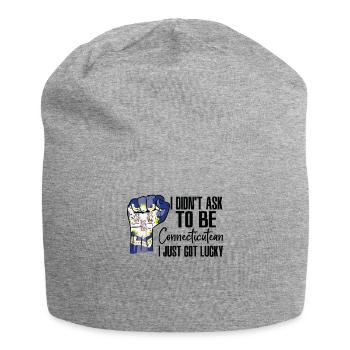 Connecticutean American US Patriot USA Grown - Jersey Beanie - heather grey - Front