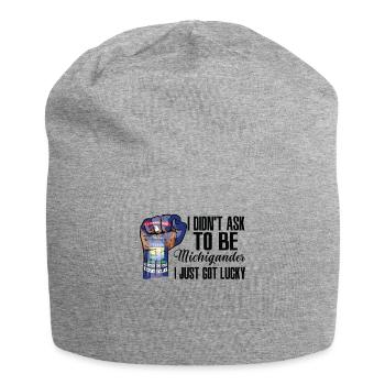 Michigander Amerikaner US-Patriot USA Gewachsen - Jersey-Beanie - Grau meliert - Vorne