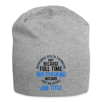 Health Nurse Shirt, Behavioral Health Technician - Jersey Beanie - heather grey - Front